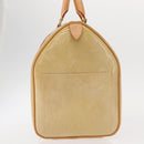 LOUIS VUITTON Monogram Vernis Mercer Boston Bag Beige M91000 LV Auth 152986-4