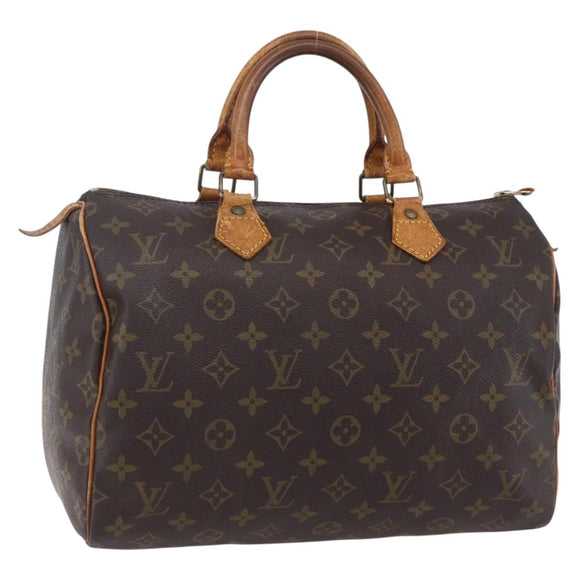 LOUIS VUITTON Monogram Speedy 30 Hand Bag M41526 LV Auth 152989