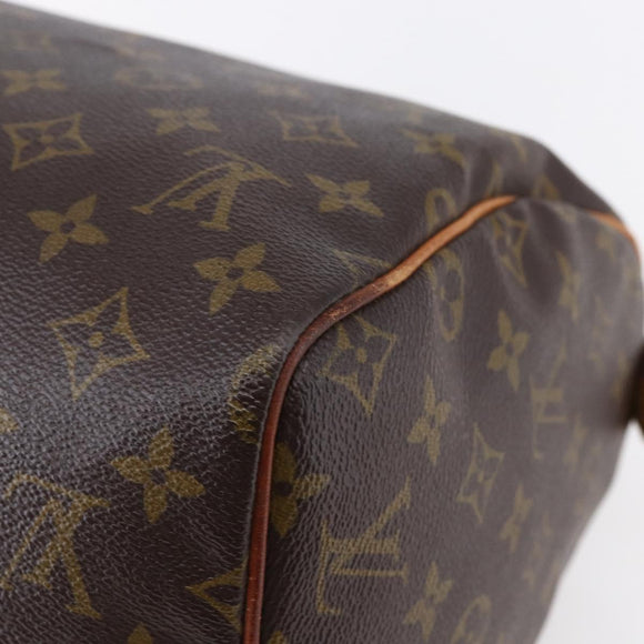LOUIS VUITTON Monogram Speedy 30 Hand Bag M41526 LV Auth 152989