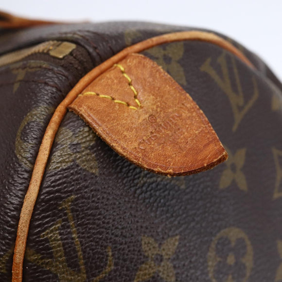 LOUIS VUITTON Monogram Speedy 30 Hand Bag M41526 LV Auth 152989