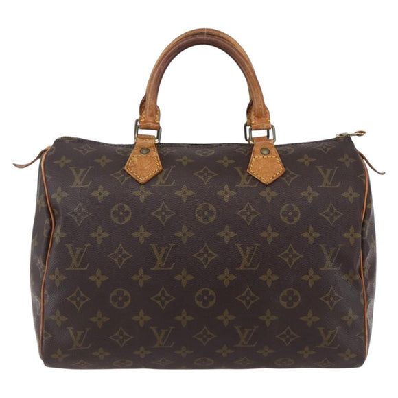 LOUIS VUITTON Monogram Speedy 30 Hand Bag M41526 LV Auth 152989