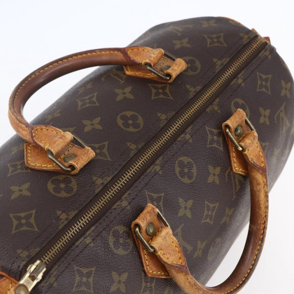 LOUIS VUITTON Monogram Speedy 30 Hand Bag M41526 LV Auth 152989