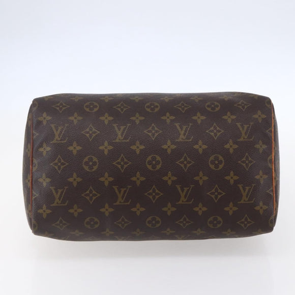 LOUIS VUITTON Monogram Speedy 30 Hand Bag M41526 LV Auth 152989