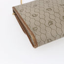 Christian Dior Honeycomb Canvas Chain Shoulder Bag PVC Beige Gold Auth 152993-16