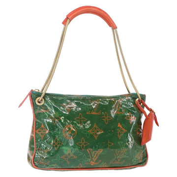 LOUIS VUITTON Monogram Bonbon Richard Prince Pochette Green M95748 Auth 152996V