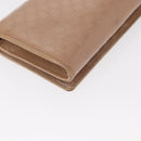 GUCCI Micro GG Supreme Clutch Bag PVC Beige 237073 Auth 152997-15