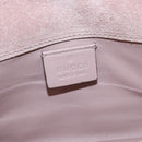 GUCCI Micro GG Supreme Clutch Bag PVC Beige 237073 Auth 152997-17