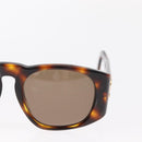 CHANEL Sunglasses Plastic Brown CC Auth 153000-4