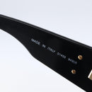 CHANEL Sunglasses plastic Black CC Auth 153001-10