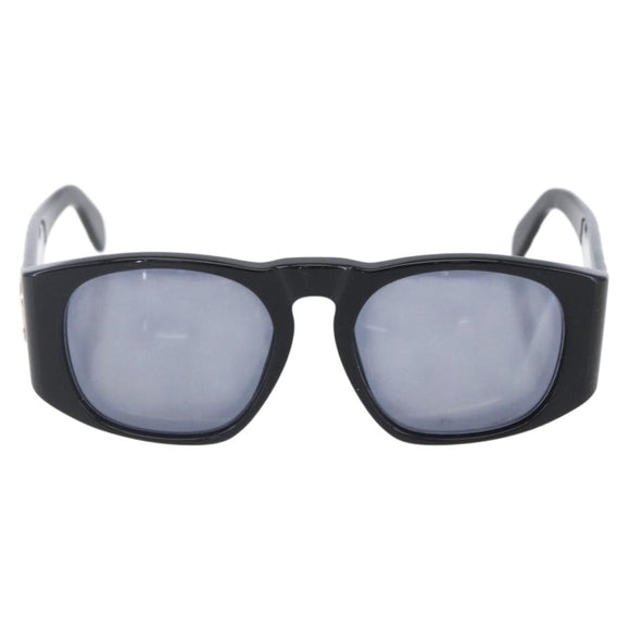 CHANEL Sunglasses plastic Black CC Auth 153001