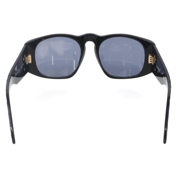 CHANEL Sunglasses plastic Black CC Auth 153001