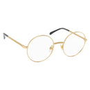 CHANEL Sunglasses frames metal Gold CC Auth 153002-1