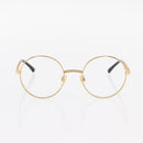 CHANEL Sunglasses frames metal Gold CC Auth 153002-13