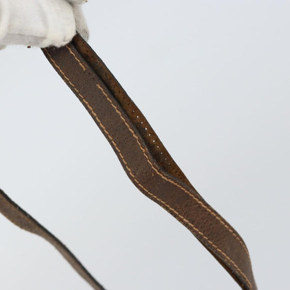 GUCCI GG Supreme Web Sherry Line Shoulder Bag PVC Beige Gold 010 378 Auth 153004