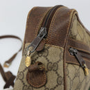 GUCCI GG Supreme Web Sherry Line Shoulder Bag PVC Beige Gold 010 378 Auth 153004-20