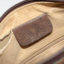 GUCCI GG Supreme Web Sherry Line Shoulder Bag PVC Beige Gold 010 378 Auth 153004-21