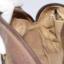 GUCCI GG Supreme Web Sherry Line Shoulder Bag PVC Beige Gold 010 378 Auth 153004-23