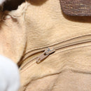 GUCCI GG Supreme Web Sherry Line Shoulder Bag PVC Beige Gold 010 378 Auth 153004-25