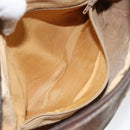 GUCCI GG Supreme Web Sherry Line Shoulder Bag PVC Beige Gold 010 378 Auth 153004-26