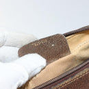 GUCCI GG Supreme Web Sherry Line Shoulder Bag PVC Beige Gold 010 378 Auth 153004-12