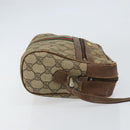 GUCCI GG Supreme Web Sherry Line Shoulder Bag PVC Beige Gold 010 378 Auth 153004-3