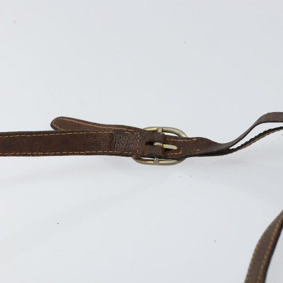 GUCCI GG Supreme Web Sherry Line Shoulder Bag PVC Beige Gold 010 378 Auth 153004