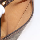 GUCCI GG Supreme Web Sherry Line Shoulder Bag PVC Beige 56 02 087 Auth 153005-19