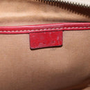 CELINE Macadam Canvas Shoulder Bag PVC Beige Gold Auth 153008-15