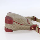 CELINE Macadam Canvas Shoulder Bag PVC Beige Gold Auth 153008-5