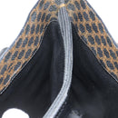 CELINE Macadam Canvas Tote Bag PVC Leather Black Gold Auth 153009V-23