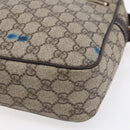 GUCCI GG Supreme Shoulder Bag PVC Beige Gold 233268 Auth 153011-14