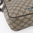 GUCCI GG Supreme Shoulder Bag PVC Beige Gold 233268 Auth 153011-15