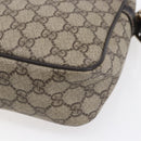 GUCCI GG Supreme Shoulder Bag PVC Beige Gold 233268 Auth 153011-16