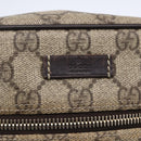 GUCCI GG Supreme Shoulder Bag PVC Beige Gold 233268 Auth 153011-18