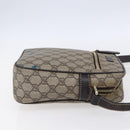 GUCCI GG Supreme Shoulder Bag PVC Beige Gold 233268 Auth 153011-4
