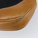 GUCCI GG Canvas Jackie Shoulder Bag Black Gold Auth 153012-13