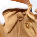 GUCCI GG Canvas Jackie Shoulder Bag Black Gold Auth 153012-20