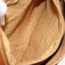 GUCCI GG Canvas Jackie Shoulder Bag Black Gold Auth 153012-22