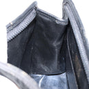 FENDI Zucchino Canvas Clutch Bag Black Auth 153013-19