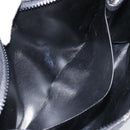 FENDI Zucchino Canvas Clutch Bag Black Auth 153013-11