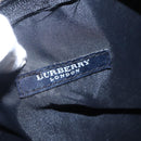 BURBERRY Nova Check Hand Bag Nylon Beige Silver Auth 153015-13