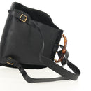 GUCCI Bamboo Backpack Suede Black Gold 003 2058 0016 Auth 153019V-9