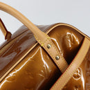 LOUIS VUITTON Monogram Vernis Tompkins Square Bag Bronze M91103 LV Auth 153020-18