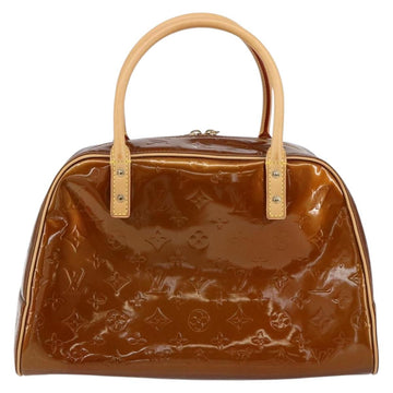 LOUIS VUITTON Monogram Vernis Tompkins Square Bag Bronze M91103 LV Auth 153020 - 0