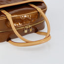 LOUIS VUITTON Monogram Vernis Tompkins Square Bag Bronze M91103 LV Auth 153020-7