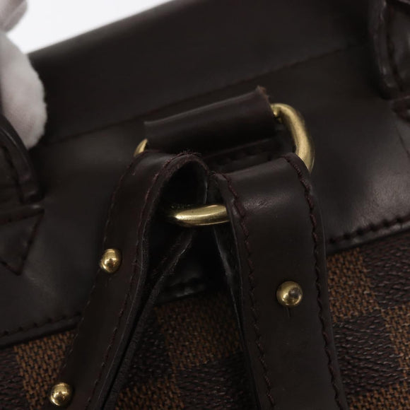 LOUIS VUITTON Damier Ebene Soho Backpack N51132 LV Auth 153022