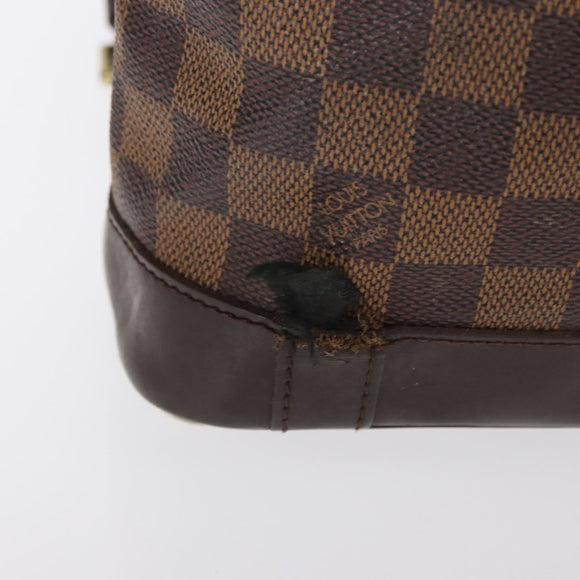 LOUIS VUITTON Damier Ebene Soho Backpack N51132 LV Auth 153022