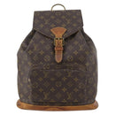 LOUIS VUITTON Monogram Montsouris GM Backpack M51135 LV Auth 153023-2
