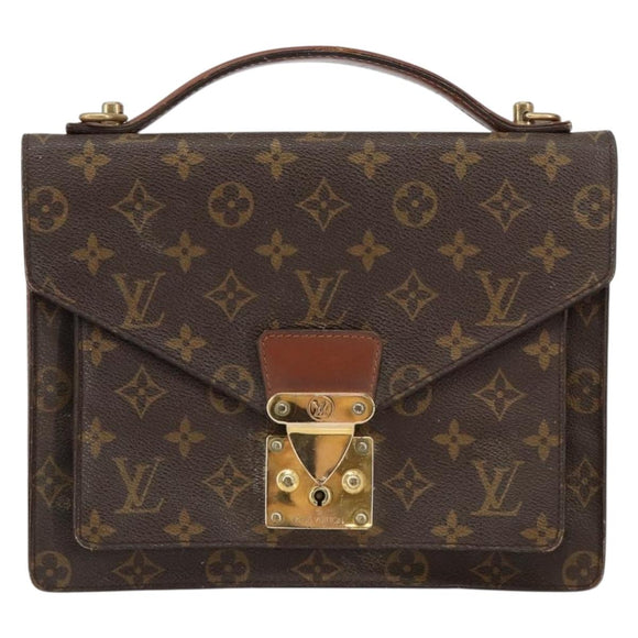 LOUIS VUITTON Monogram Monceau 26 Shoulder Bag M51187 LV Auth 153025
