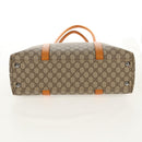 GUCCI GG Supreme Tote Bag PVC Beige Silver 114288 Auth 153030V-10